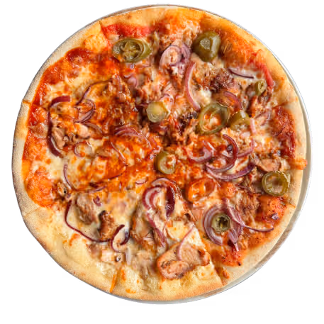 pizza przygotowana przez włoską restaurację z Ursusa Semola